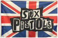 Флаг группы Sex Pistols 90х135 см
