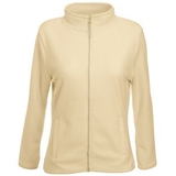 Толстовка "Lady-Fit Micro Jacket", бежевый_XS, 100% п/э, 250 г/м2 Толстовка "Lady-Fit Micro Jacket", бежевый_XS, 100% п/э, 250 г/м2