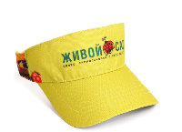 Козырек Софт на липучке с полной запечаткой "Живой сад"