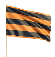 Флаг Георгиевская лента 90х135 см