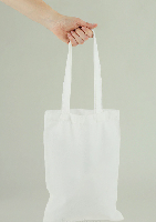 Сумка Румми из канваса 35х45 см, однотонная