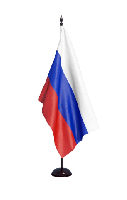 Знамя России двухстороннее 100х150 см. без бахромы и кистей Знамя России двухстороннее 100х150 см. без бахромы и кистей