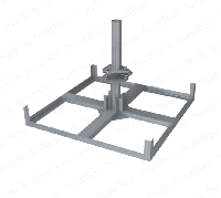 Основание откидное, под плитку 50х50 см