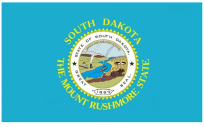 Флаг штата Южная Дакота(США) 90х135 см